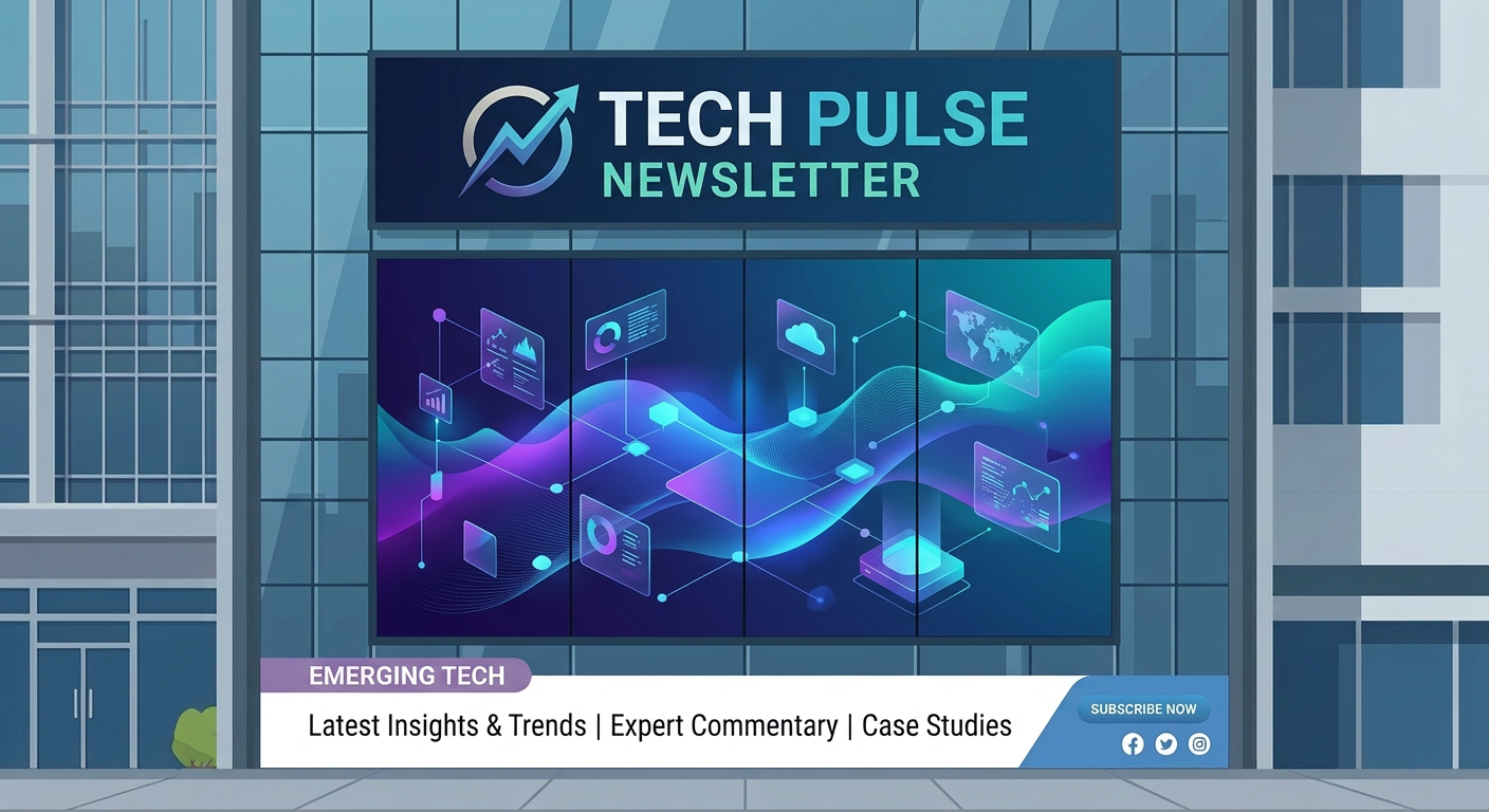 TECH PULSE NEWSLETTER; EMERGING TECH; Latest Insights & Trends | Expert Commentary | Case Studies; SUBSCRIBE NOW